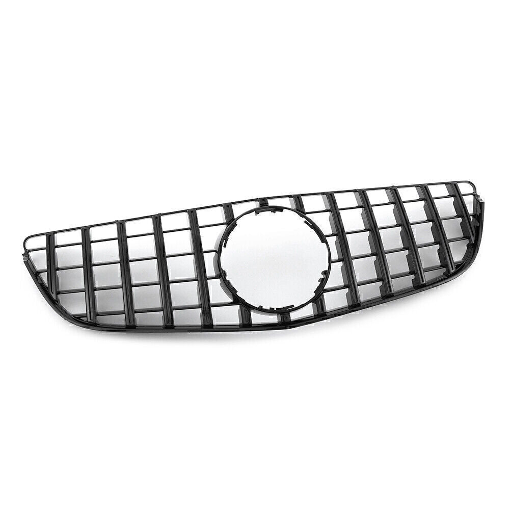 GT R Black Car Front Upper Grille For 2014-2016 15 for Benz E-Class C207 W207