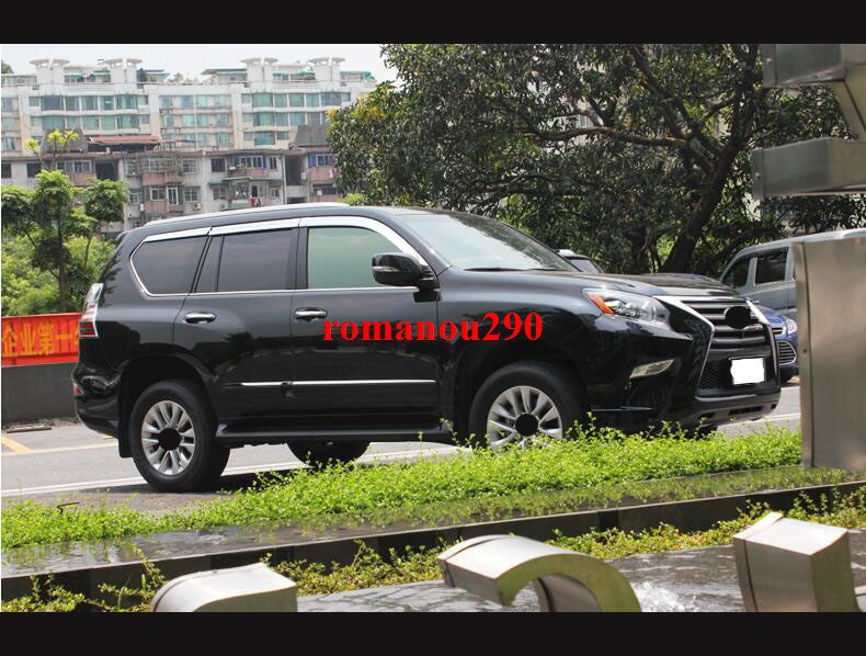 for Lexus GX460 2010-23 silver Window Visor Vent Sun Shade Rain Guard Door Visor