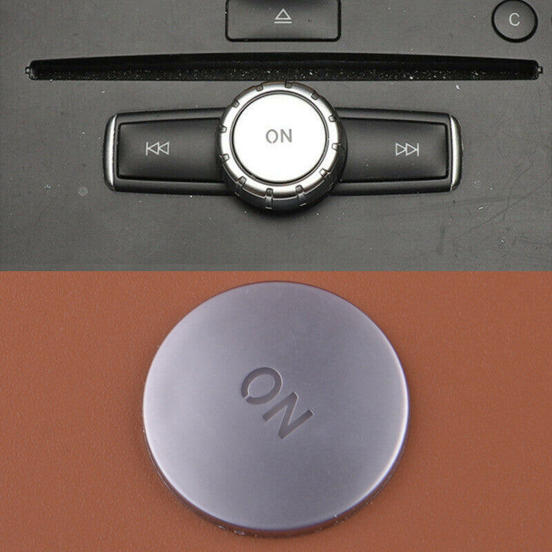 Volume ON Knob Button Decal Trim Fit for Mercedes Benz C E Class W204 W212 New