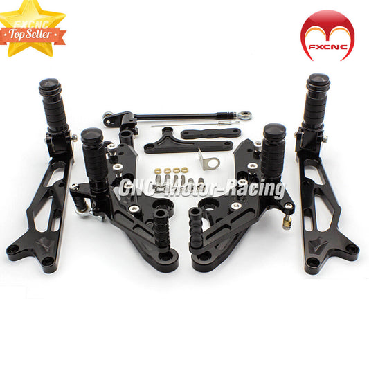 CNC-controlled foot spikes, pedals, and rear wheel footrest for Honda GROM MSX125 (2017-2018-2021).