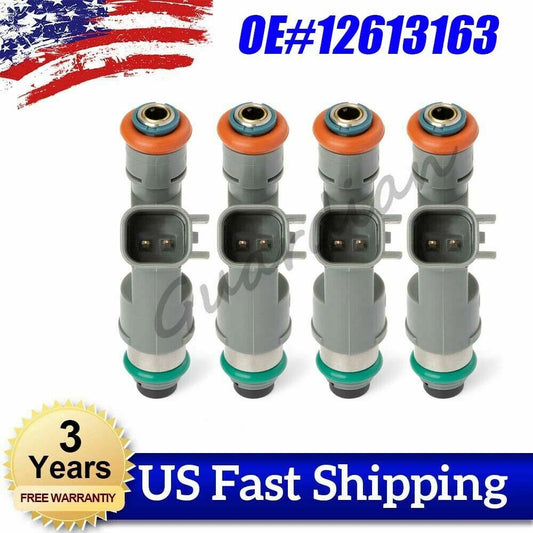 4x Fuel Injector 12613163 for CHEVROLET HHR 2.2L 2.4L MALIBU for PONTIAC G6 2.4L 10