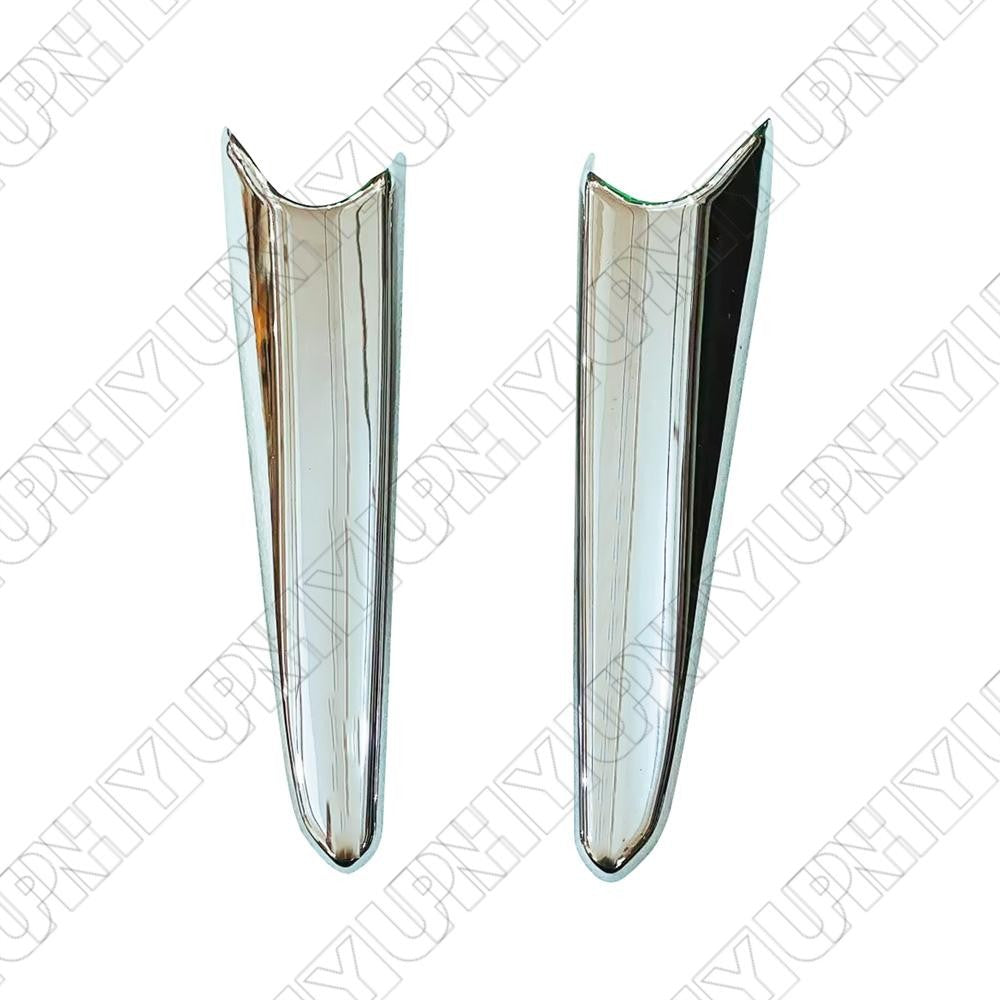 Pair Chrome Fog Light Lamp Molding Trim for Mazda 3 2017-2018 Front Left Right