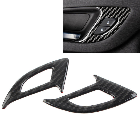 2 Pcs Car Interior Door Switch Panel Cover Trim Fit for Chevrolet Equinox 2017-2022