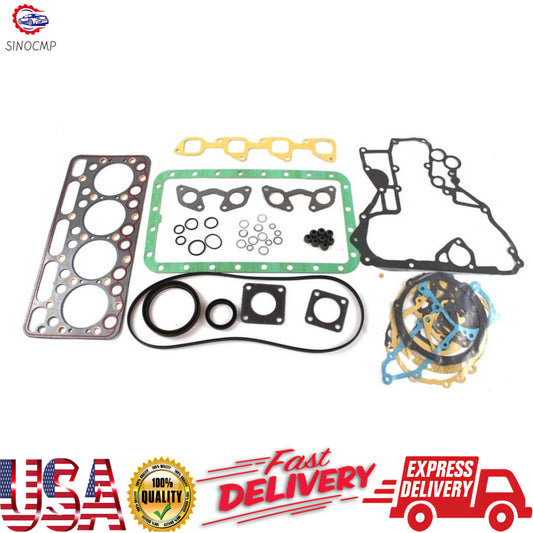 V1702 V1702B Engine Overhaul Gasket Kit for Kubota L2850DT Tractor KH90 for Mini US