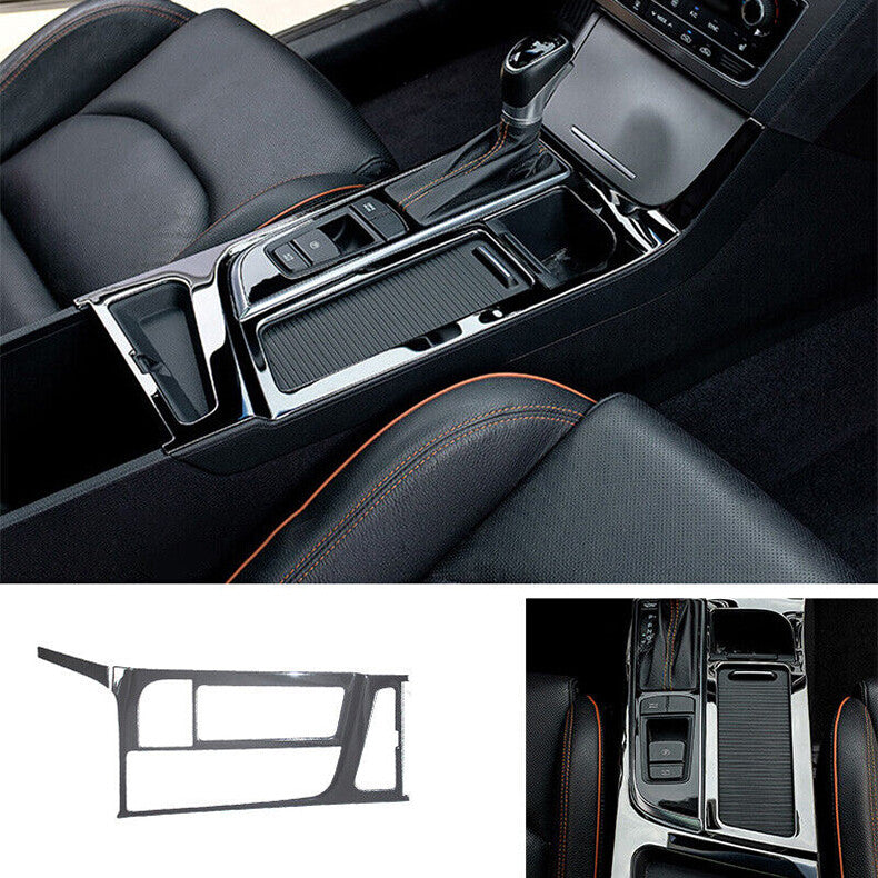 for Hyundai Sonata 2015-17 Black Center Console Gear Shift Box frame cover Trim