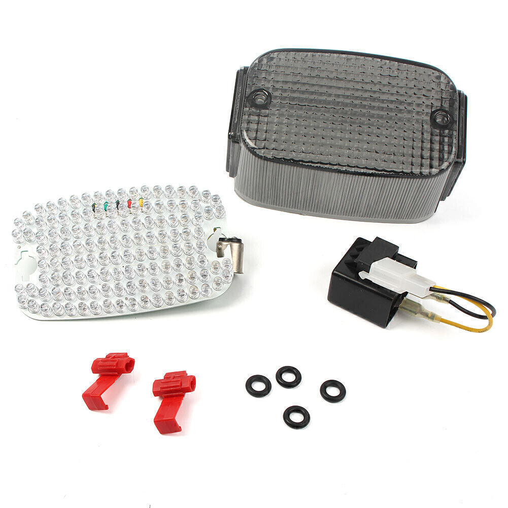 for KAWASAKI VULCAN 800 CLASSIC 1500 88 Smoke LED Tail Light w/Turn Signals UK