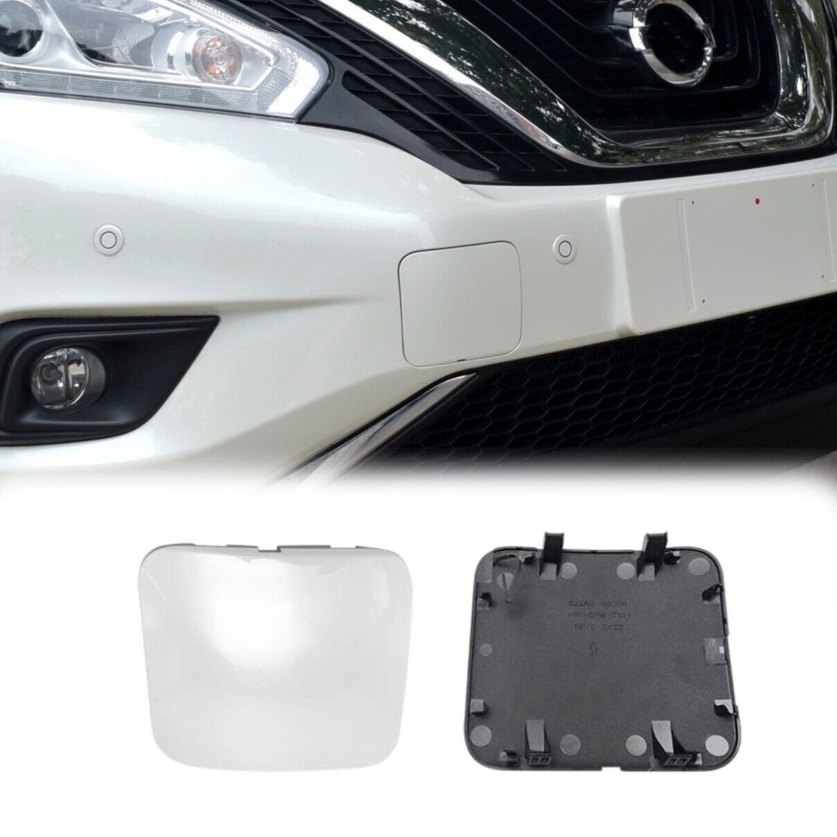 Front Tow Hook Cover Cap for Nissan Murano 2015-2019 622A0-5AA1H