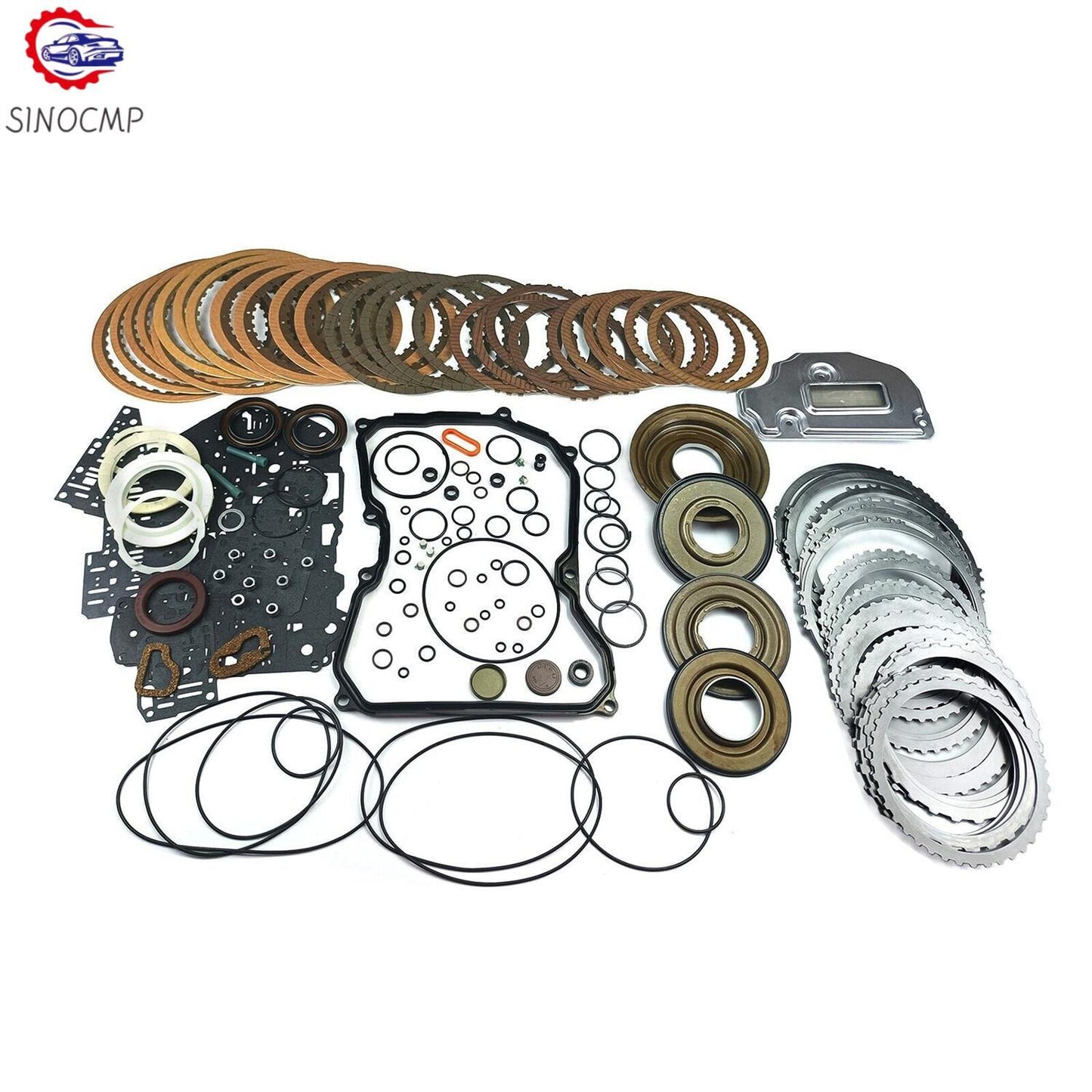 for Audi for VW Transmission Master Rebuild Kit Clutch Disk Piston Filter TF60SN 09G