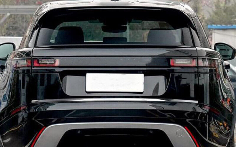 2017-2021 Rear Tailgate Trunk Lid Chrome Steel for Range Rover Velar Cover Trim