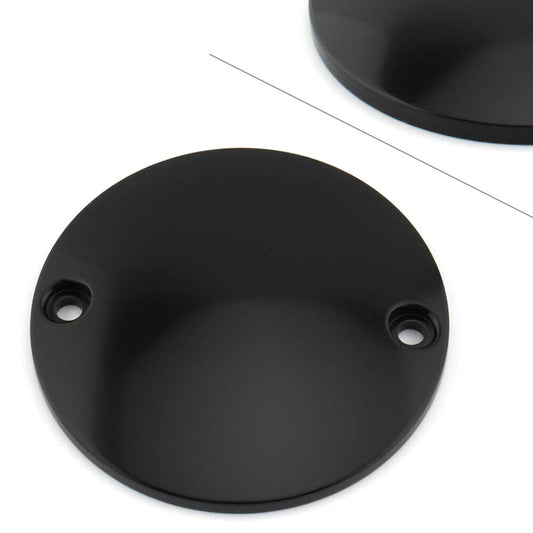 2 Hole Black Domed Points Cover Softail Bigtwin for Harley Timing Ignition Timer