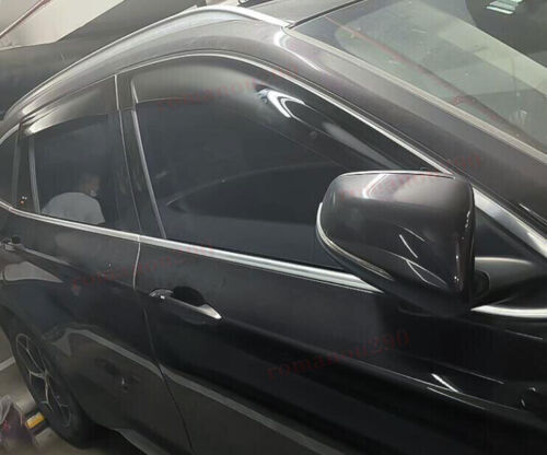 for BMW X5 2008-13 Smoky Side Window Wind Visor Sun Rain Guard Vent Deflector 4x
