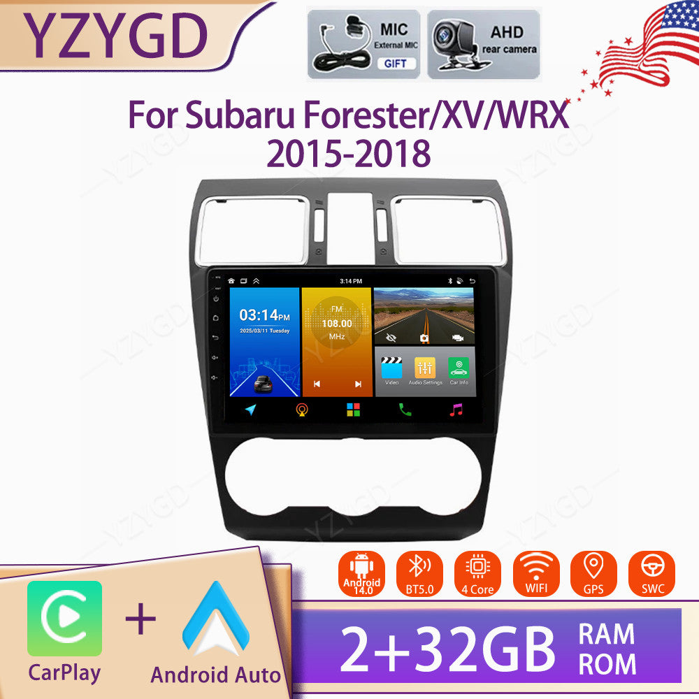 for Subaru for Forester /XV/WRX 2015-2018 GPS Android Carplay Stereo Car Radio Screen
