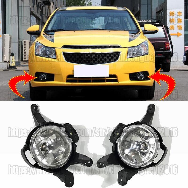2PCS Front Fog Light Driving Lamp for Chevrolet for Cruze 2009-2013 2014 Replacement
