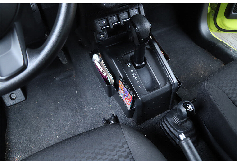 2¡ÁGear Shift Side Storage Box Tray Organizer for Suzuki for Jimny 2019+ Accessories