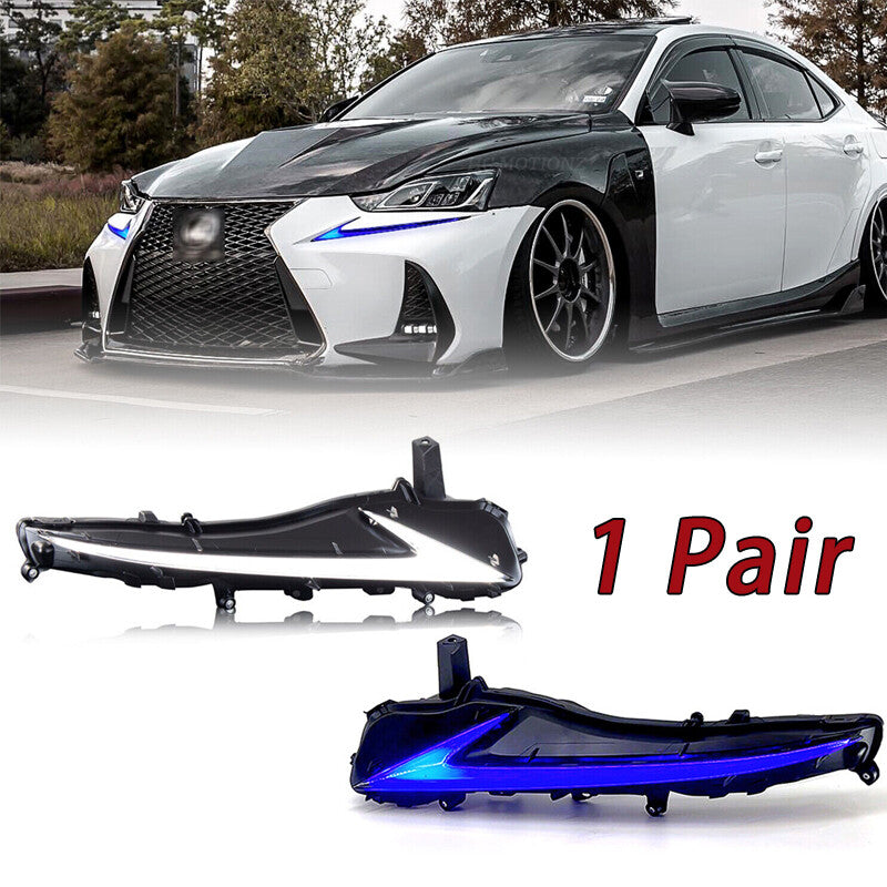 Daytime Running Lights (DRL) and Turn Signals are applicable to 2017-2020 for Lexus IS200t/300 IS250 350 F
