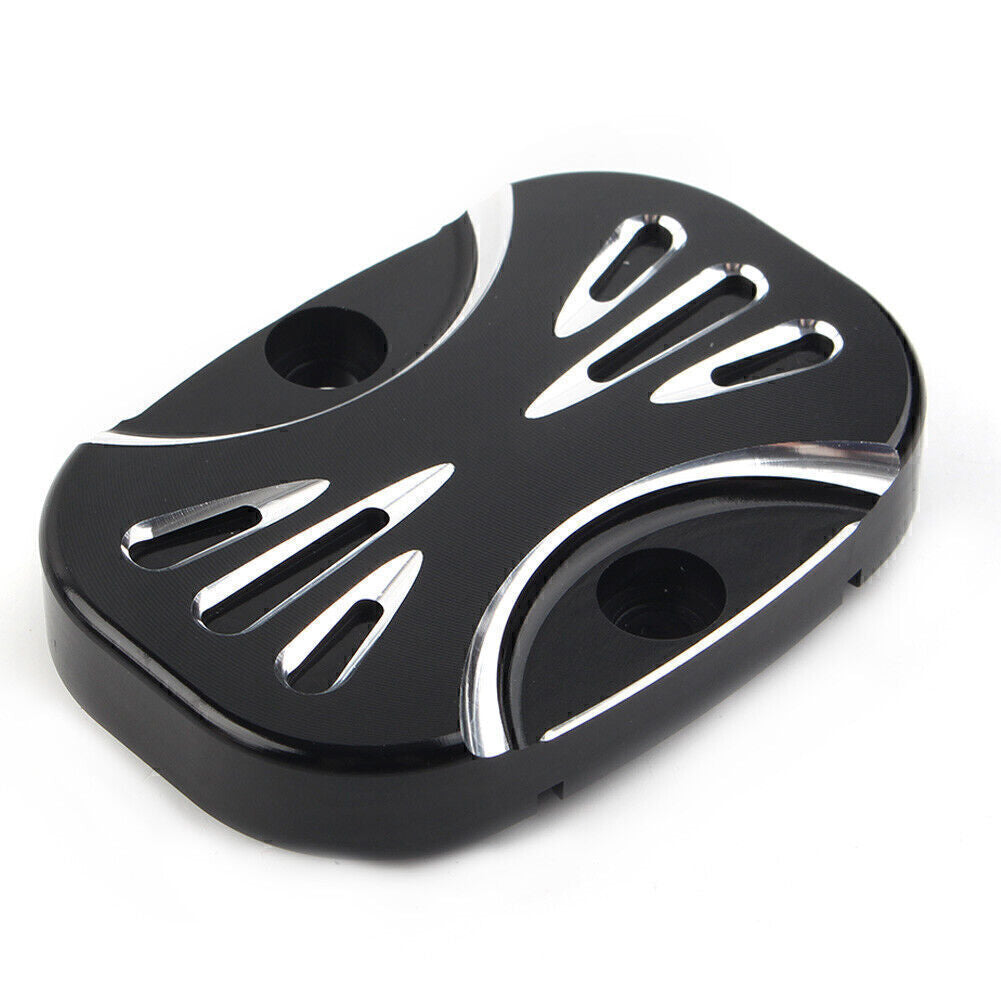 CNC Cut Rear Brake Master Cylinder Cover for Harley Electra Glide Road King FLTR