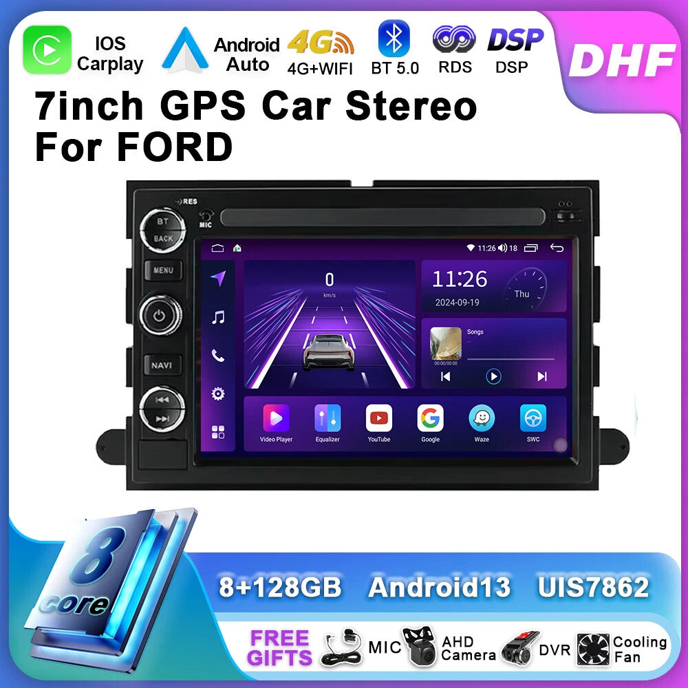 Car Radio for Ford 500/F150/Explorer/Edge/Expedition Android GPS Player Screen