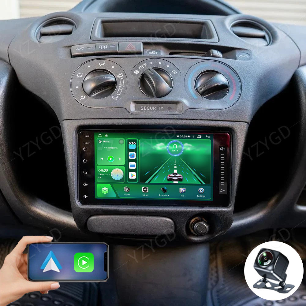 Android Auto Carplay for Toyota Echo 2000-2005 Car Radio Stereo GPS Navi WIFI BT