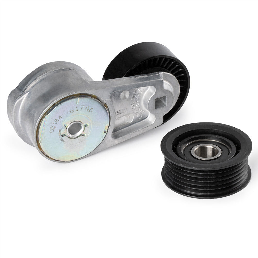 Belt tensioner assembly + drive belt idle pulley 39282 38082 for Chrysler for Dodge