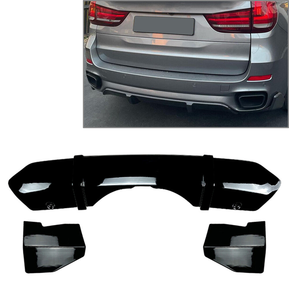 Rear Bumper Diffuser Lip Spoiler for BMW F15 X5 M Sport 2014-2018