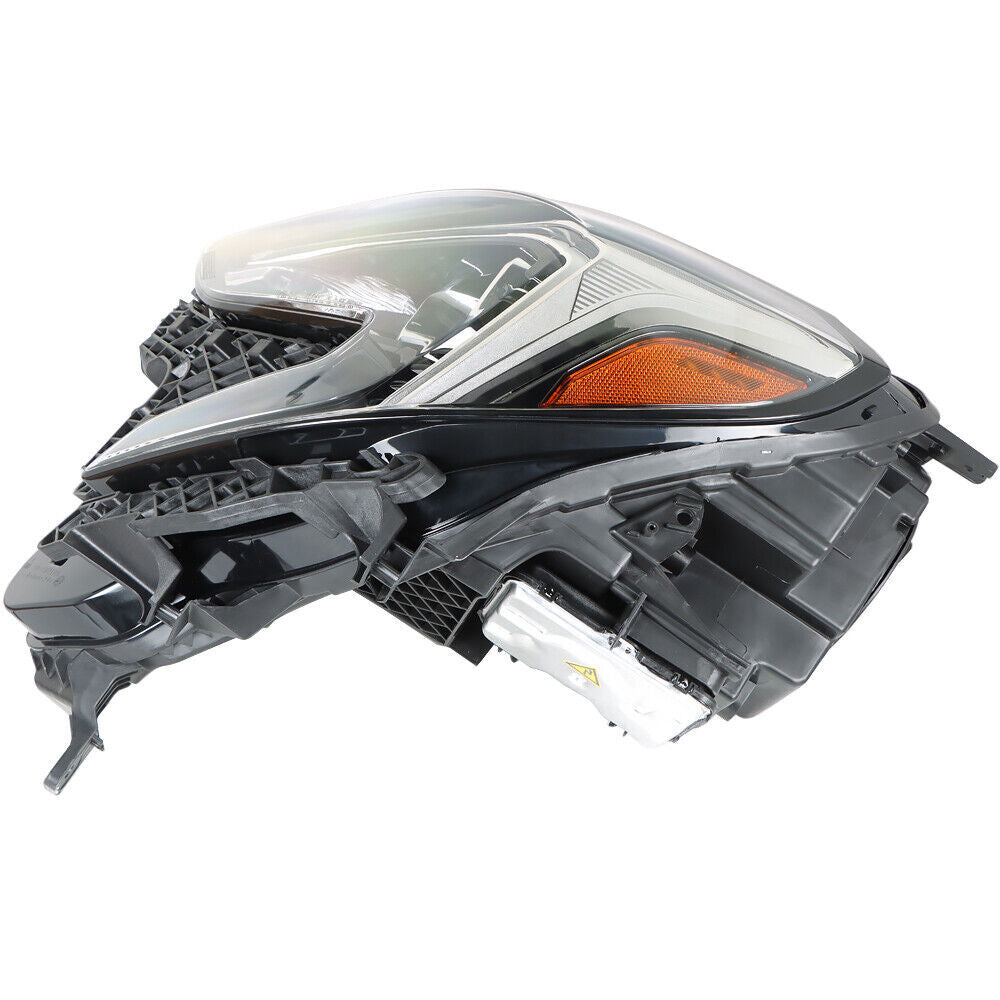 Right Headlights For 2018-2021 for GMC Terrain Headlamps Clear Xenon HID Chrome
