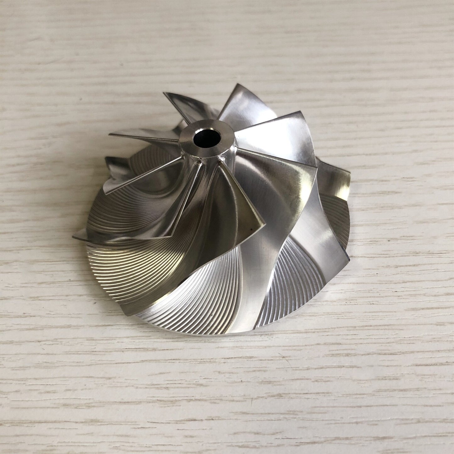 TD05H Reverse 54.00/74.00 mm 8+0 Blade Performance Turbine Billet Compressor Wheel