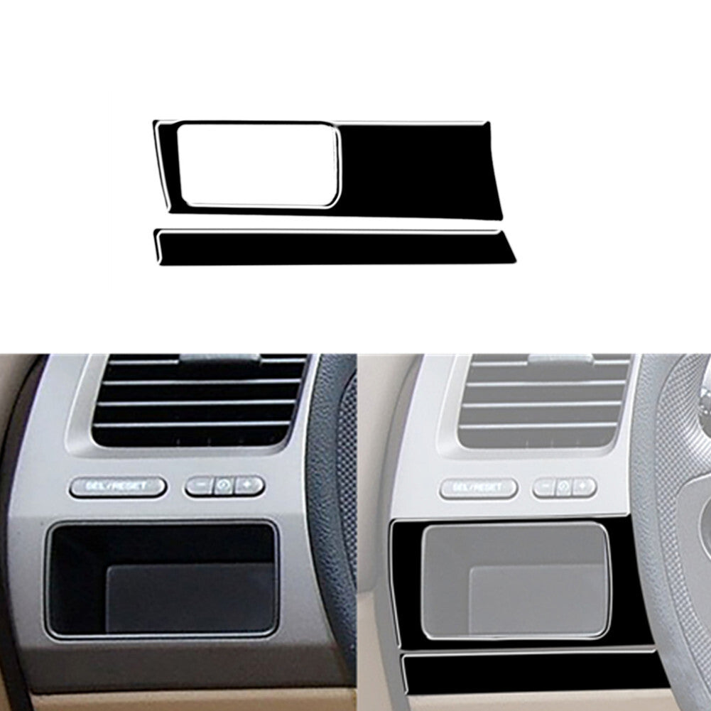 Piano Black Interior Headlight Switch Cover Trim for Honda for Civic 8th 2006-2011