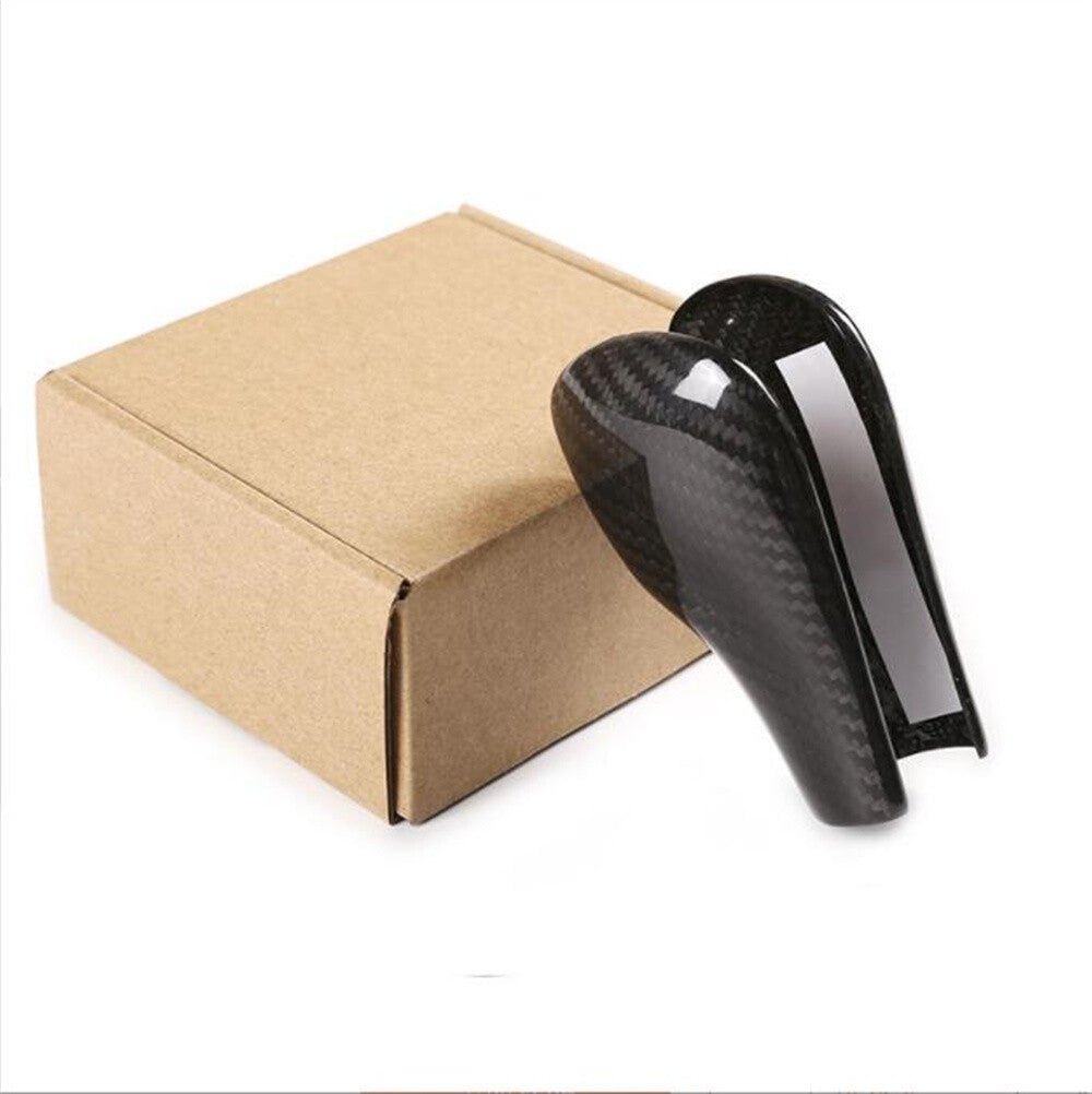 Real Carbon Fiber Gear Shift Knob Cover for BMW 5 Series 96-07 X3 06-10 X5 04-06