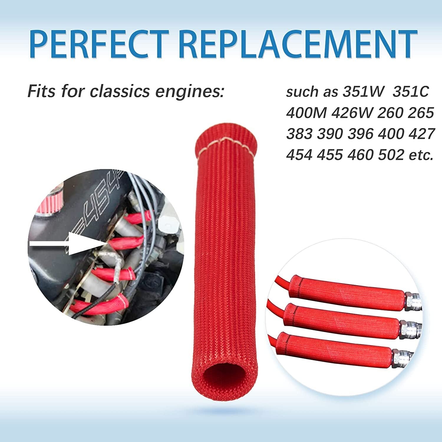 Spark plug thread shoe thermal protection insulator sleeve heat insulation cover protective cover