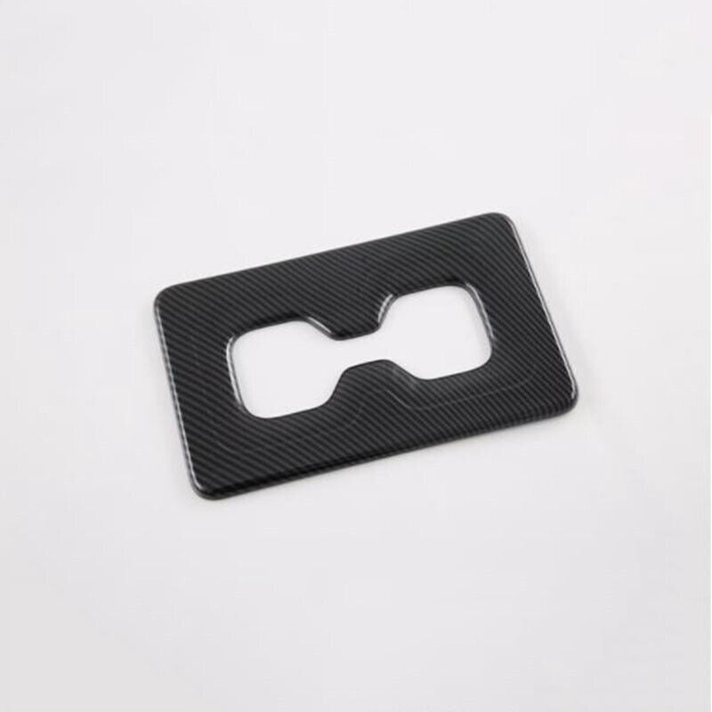 for Mitsubishi Outlander 2022 2023 Carbon Fiber Rear Water Cup Holder Cover Trim