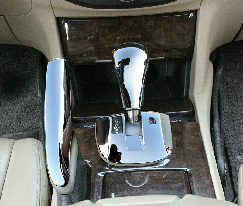 Gear Shift Knob Head Cover Trim for Honda Accord Crosstour 8th 2008-2013 Chrome