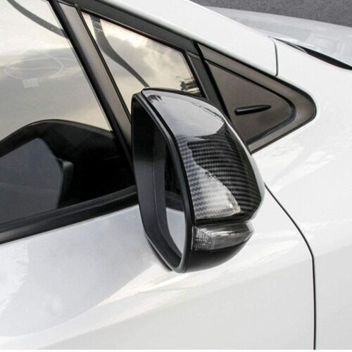 for Toyota for Corolla 2019-2023 Carbon Fiber Side Rearview Mirror Cover Wing Trims