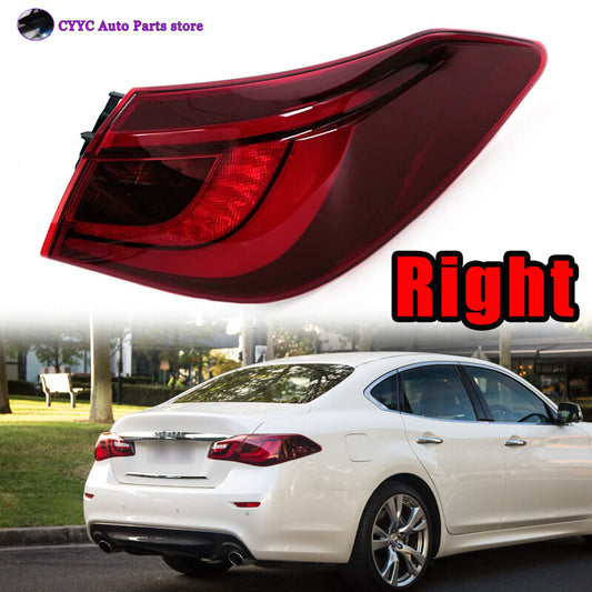 Right For 2015-2019 for Infiniti Q70L Rear Brake Light LED Outer Light Passenger