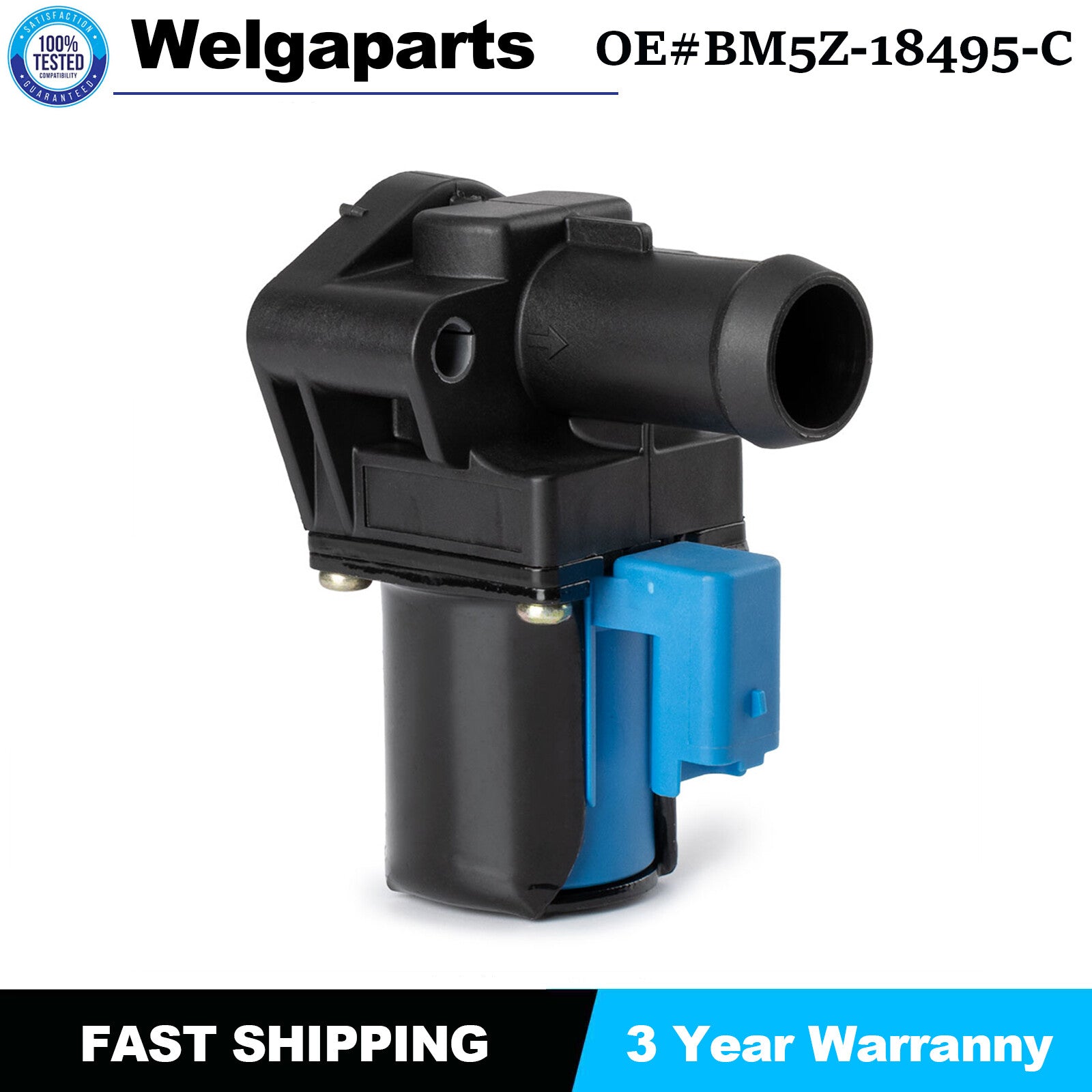 Heater Control Valve for Ford Escape 2013-2016 Fiesta 2014-18 1.6L BM5Z-18495-C