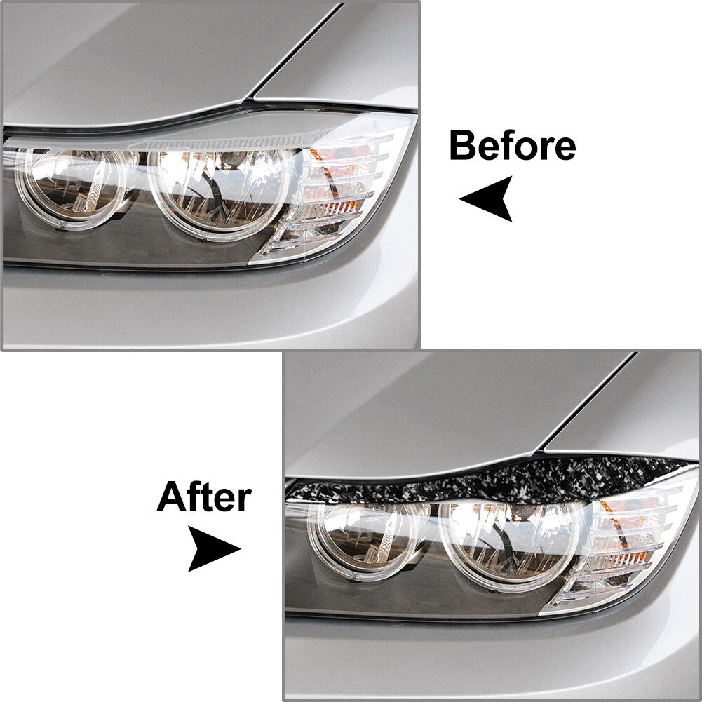 Headlight Eyebrow Eyelid Cover for BMW 3 Series E90 E91 2005-2012