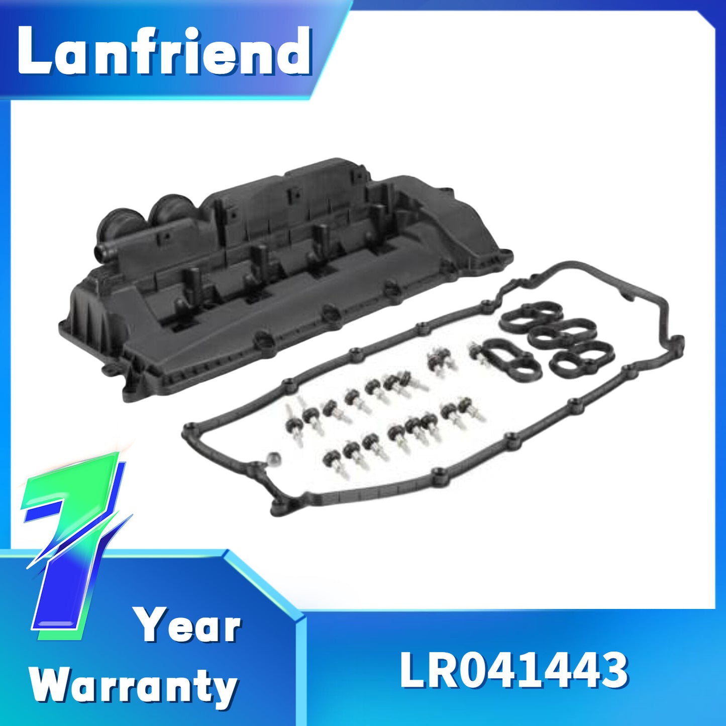 Engine Valve Cover Fit for Land Rover for Range Rover Range W/ScrewsCoverGasket