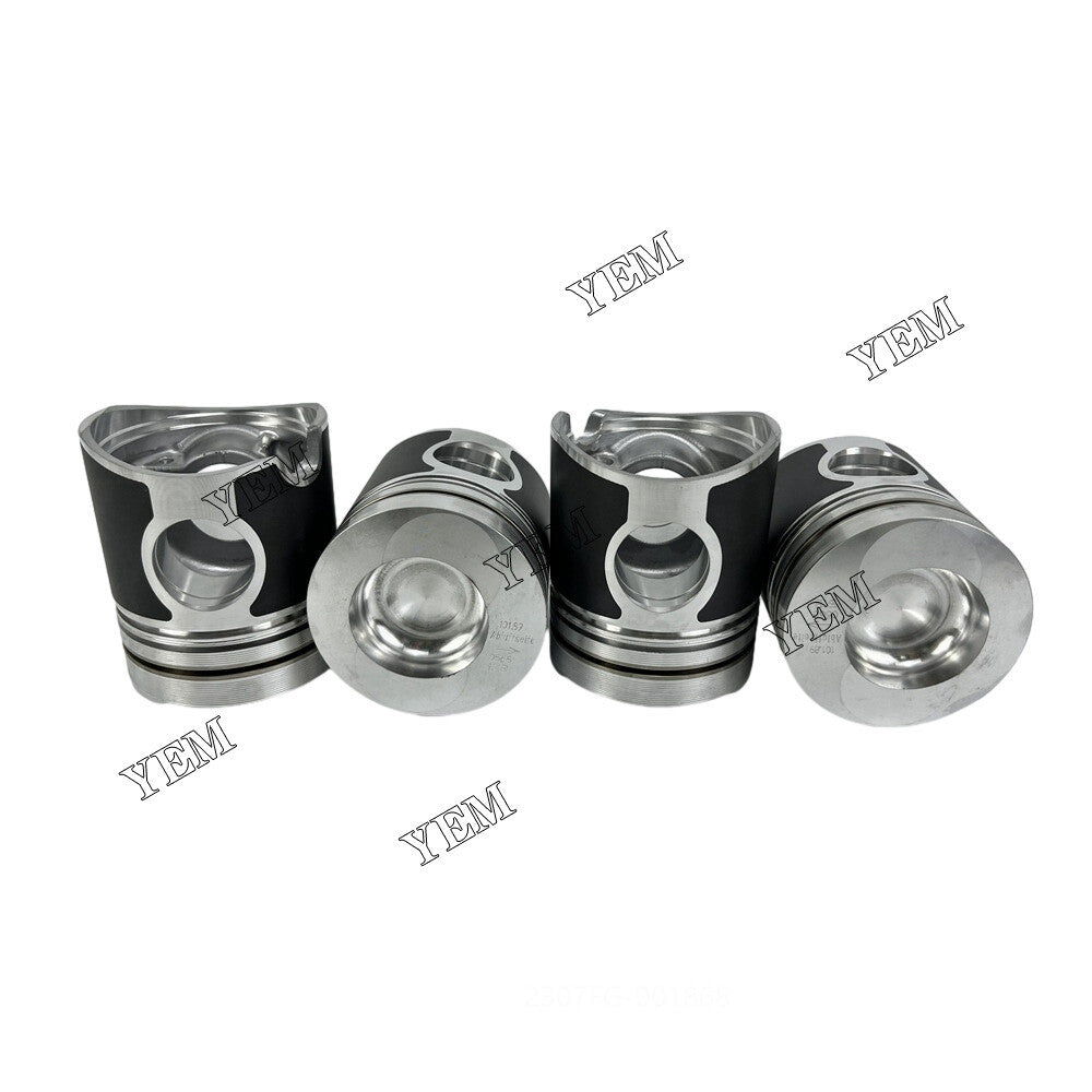 4PCS BF4L913 Engine Piston With Pin For Deutz Engine Rebuild Kit Aftermarket Par