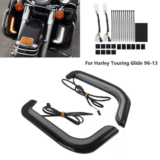 LED Fairing Lower Grill Turn Signal Light for Harley Electra Street Glide 96-13