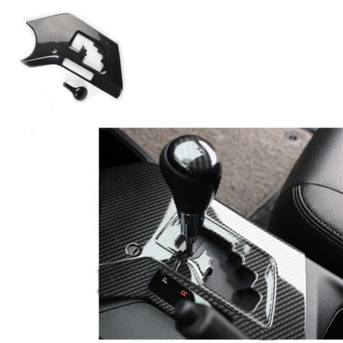 Carbon Fiber Color Car Gear Shift Panel Cover Trim ABS for Toyota RAV4 2013-2015