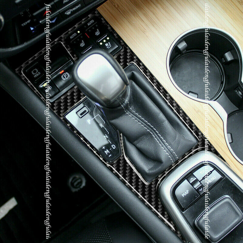 for Lexus RX350 RX450H 2016-2019 Carbon Fiber Gear Shift Box Panel Cover Trim 1X