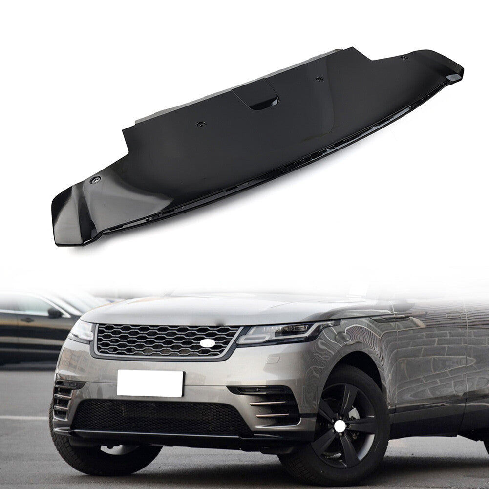 Glossy Black Front Bumper Trailer Cover Lower Guard Plate for Land Rover Range