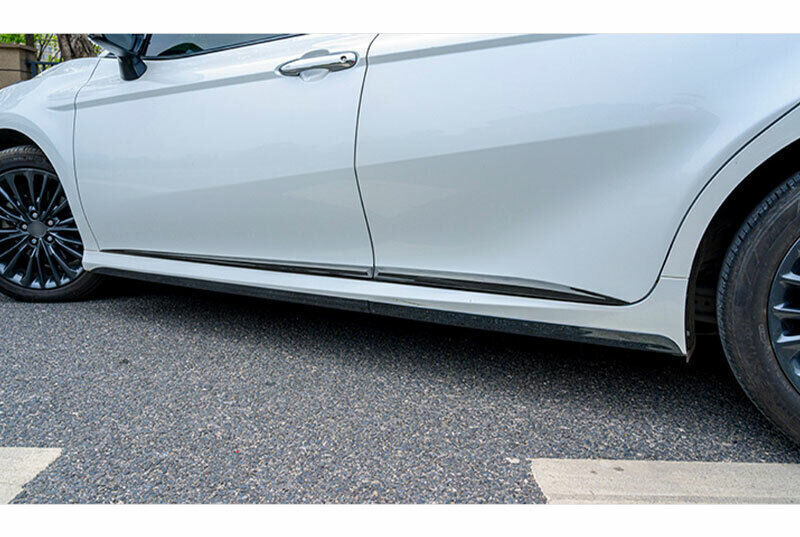 for Toyota for Camry 2018-2023 Black Steel Side Door Body Guard Strip Cover Trim 8x