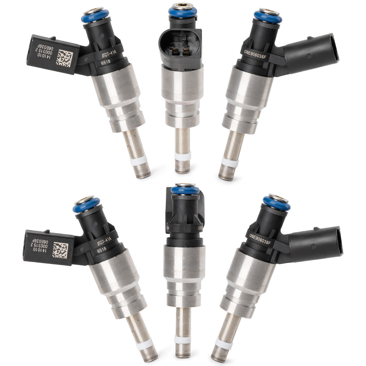 6 fuel injectors for Audi A6 for A8 S: 06E906036C, 06E906036E, 06E906036F, 06H906036G