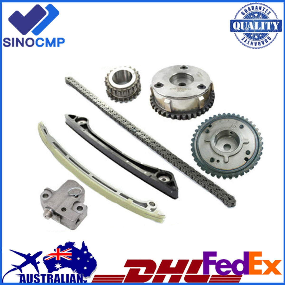 Timing Chain Kit + 2 VVT for Land Rover for Range Rover Evoque Freelander 2.0L 2011