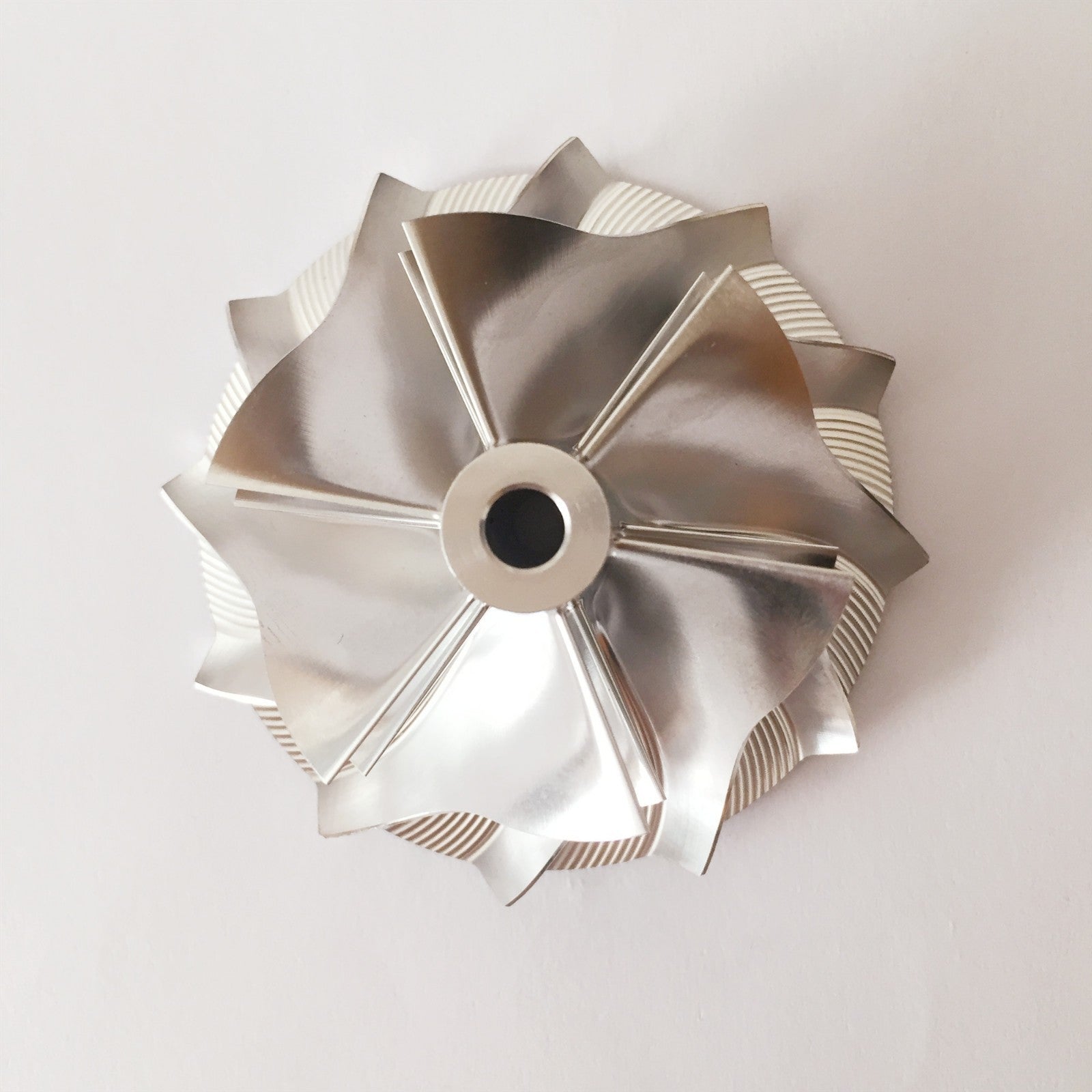 TD04HL Reverse 42.00/56.02 mm 6+6 Blade Turbine Billet Compressor Wheel