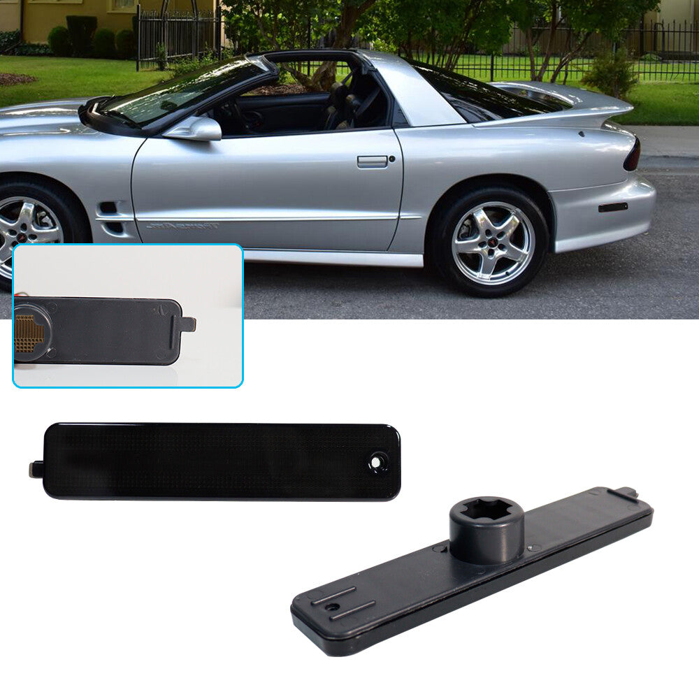 Suitable for 1993-2002 for Pontiac Firebird Smoked Rear Bumper Side Marker Light Housing Kit