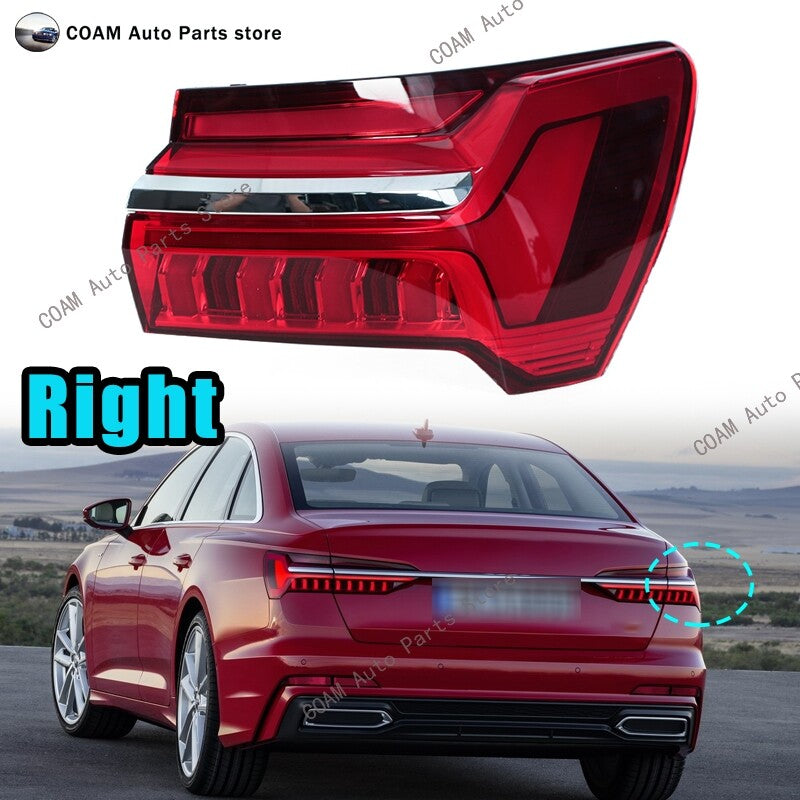 Right LED exterior taillight assembly for Audi for A6 C8 2019 - 2023 brake lights