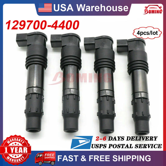 4X New 129700-4400 Ignition Coils Packs for Suzuki Hayabusa GSX1300R 99-09 11-12