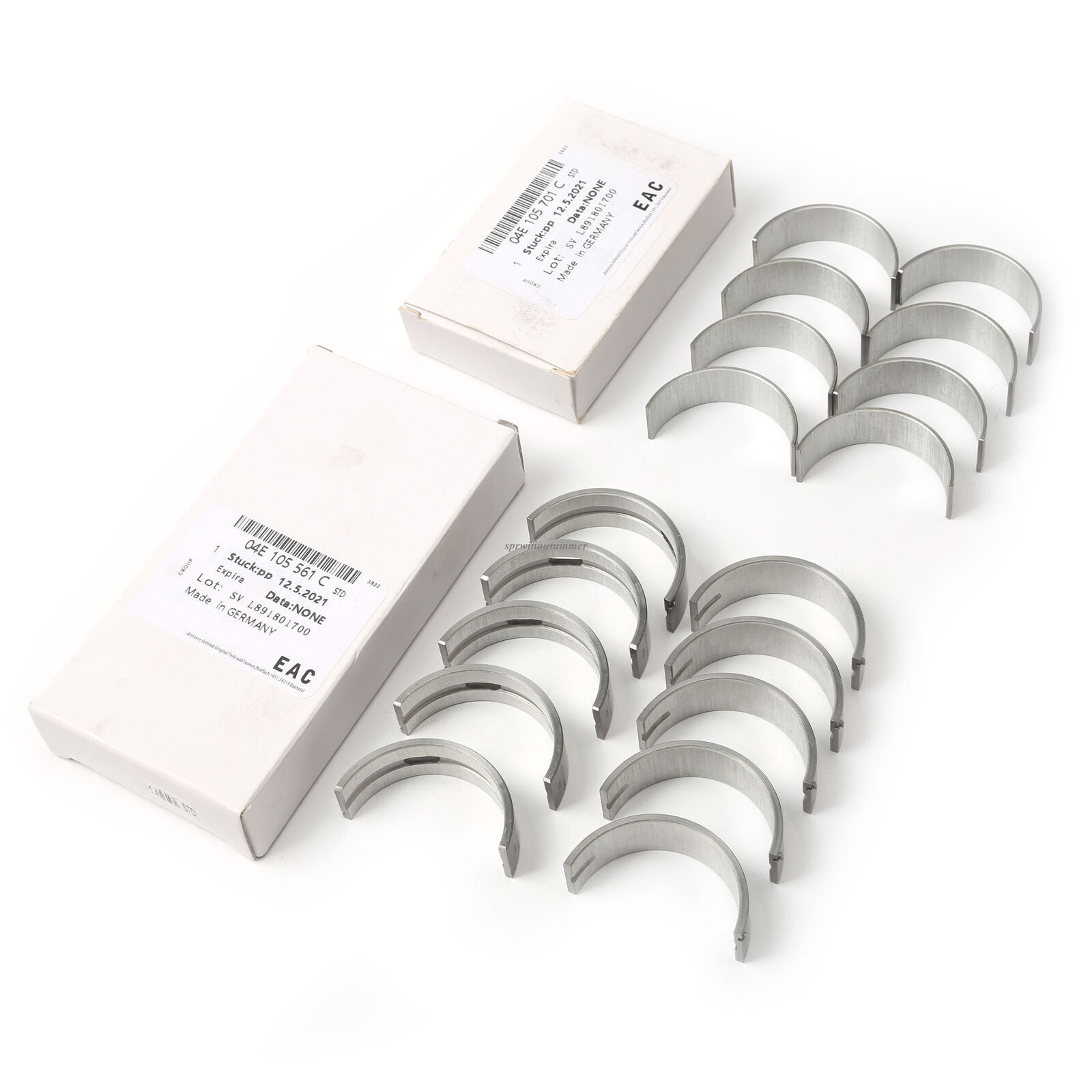 Con Rods Crankshaft Bearing Shells STD for VW for Golf for Audi A3 CZC CXS CJZ 1.4TEA211
