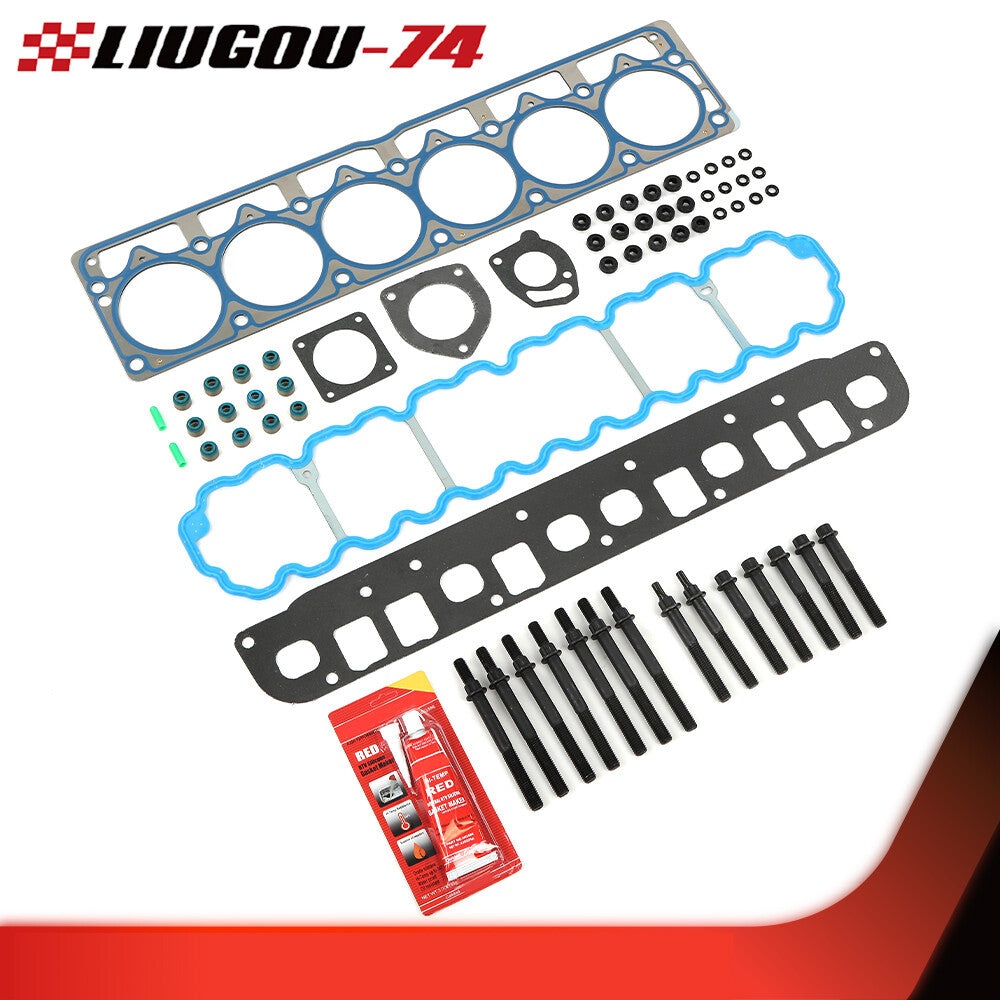 Suitable for 1999-03 for Jeep Grand Cherokee for Wrangler TJ 4.0L Head Washer and Head Bolt Set